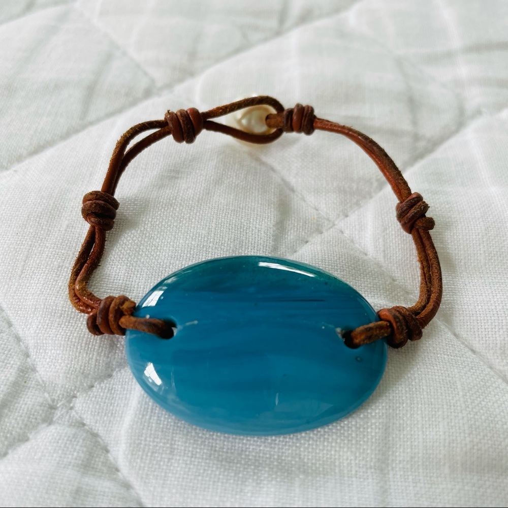 Vintage Ralph Lauren Leather Rope Bracelet